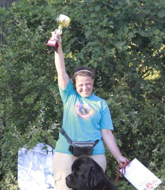 Фото: Анна Ковалёва, ньюфаундленд Целого Мира Мало из Аркаима (Tselogo Mira Malo iz Arkaima)