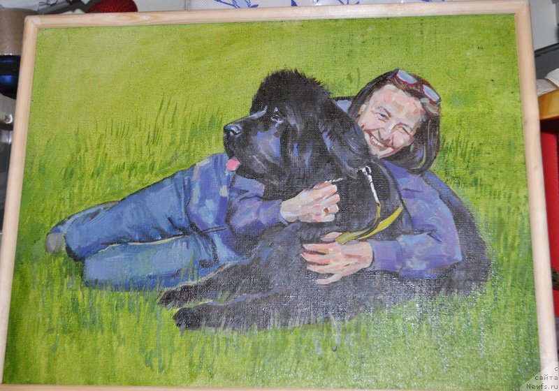 Фото: ньюфаундленд Бегущая по Волнам Дансинг Квин (Beguschaya po Volnam Dancing Queen), Ольга Королева