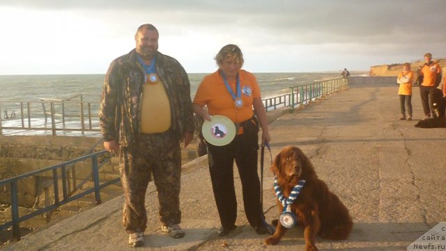 Фото: ньюфаундленд Юджин с Берега Дона, Лилиана Рахматова, Юрий Малев